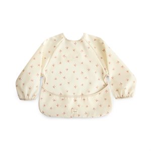 Mushie Long Sleeve Bib - Bows